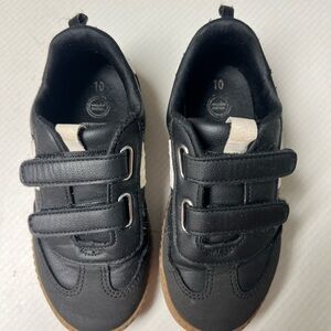 Wonder Nation Black and White Kids Sneakers